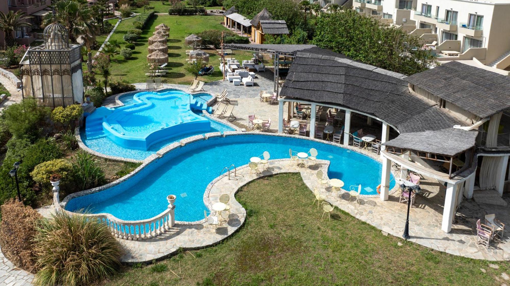 Orpheas Resort Hotel (Adults Only) Paralia Kourna ภายนอก รูปภาพ