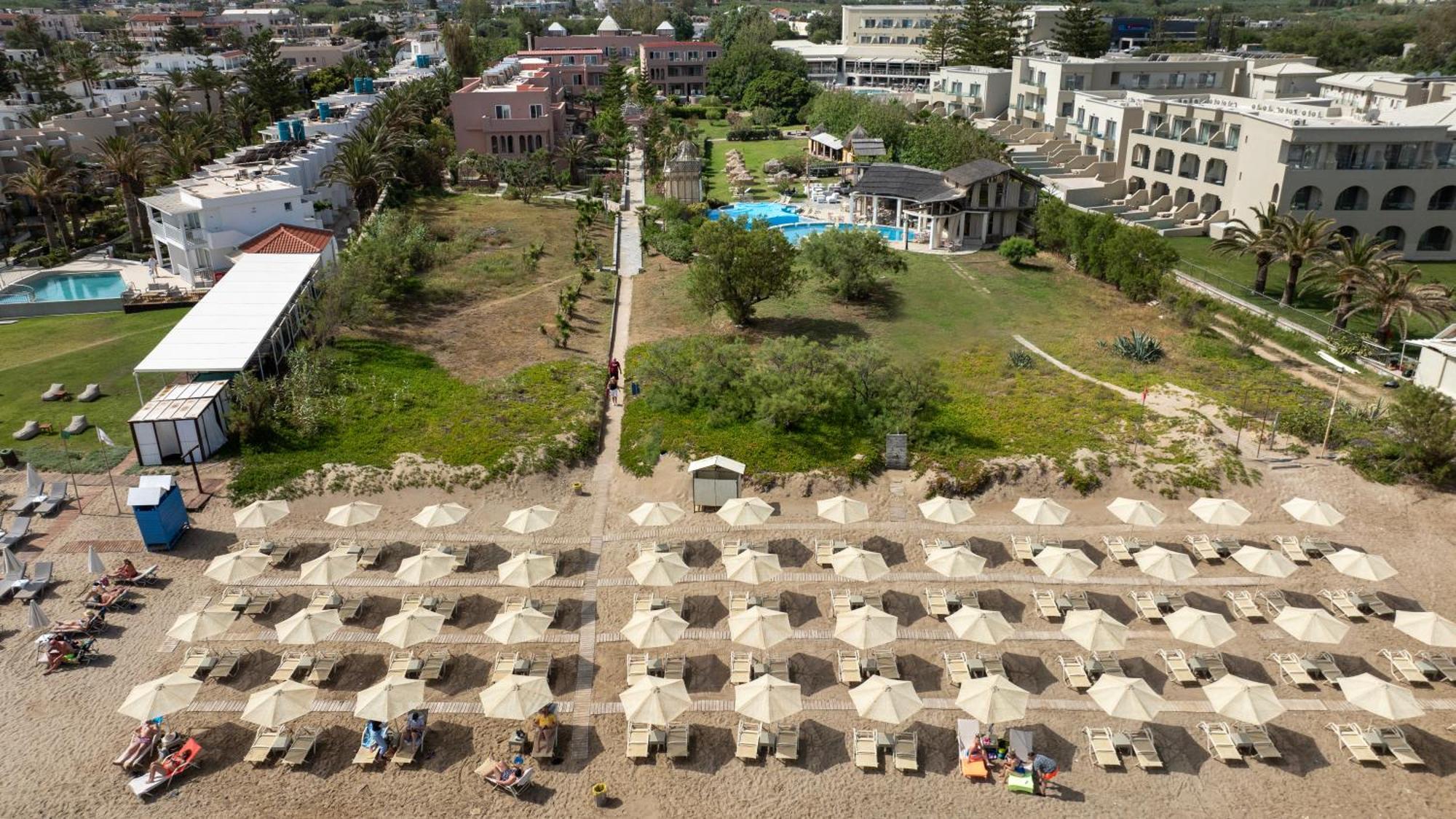 Orpheas Resort Hotel (Adults Only) Paralia Kourna ภายนอก รูปภาพ