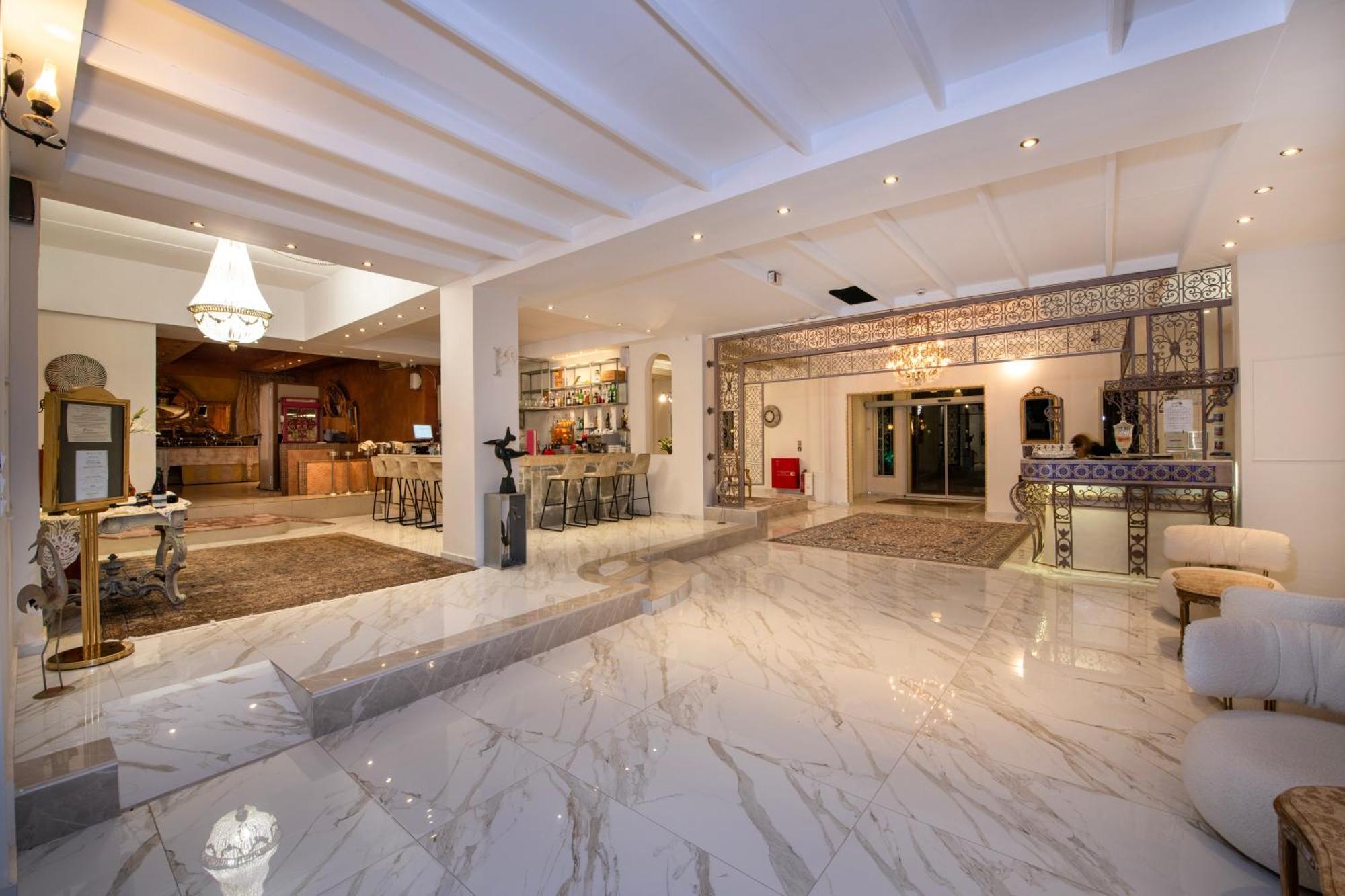 Orpheas Resort Hotel (Adults Only) Paralia Kourna ภายนอก รูปภาพ