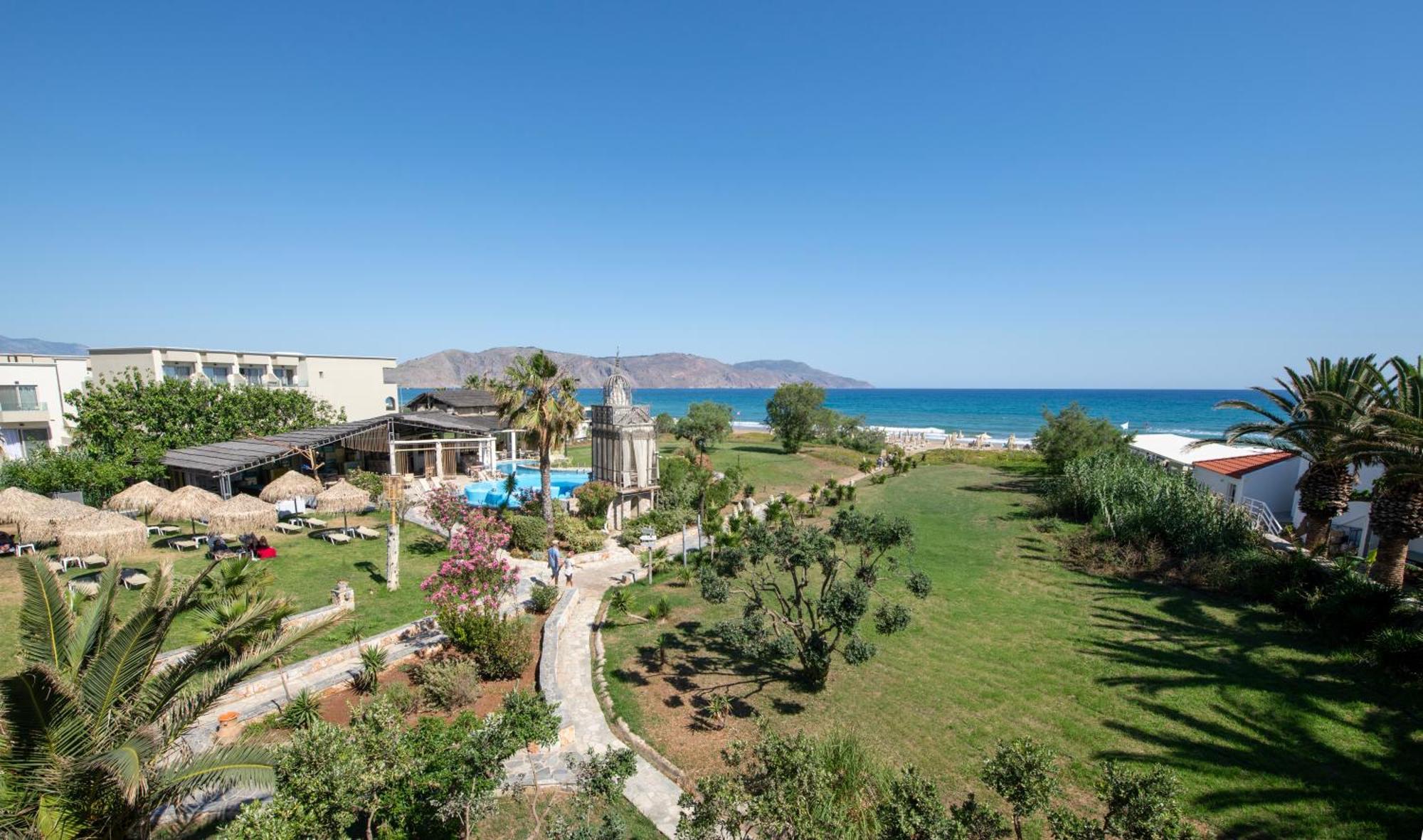 Orpheas Resort Hotel (Adults Only) Paralia Kourna ภายนอก รูปภาพ