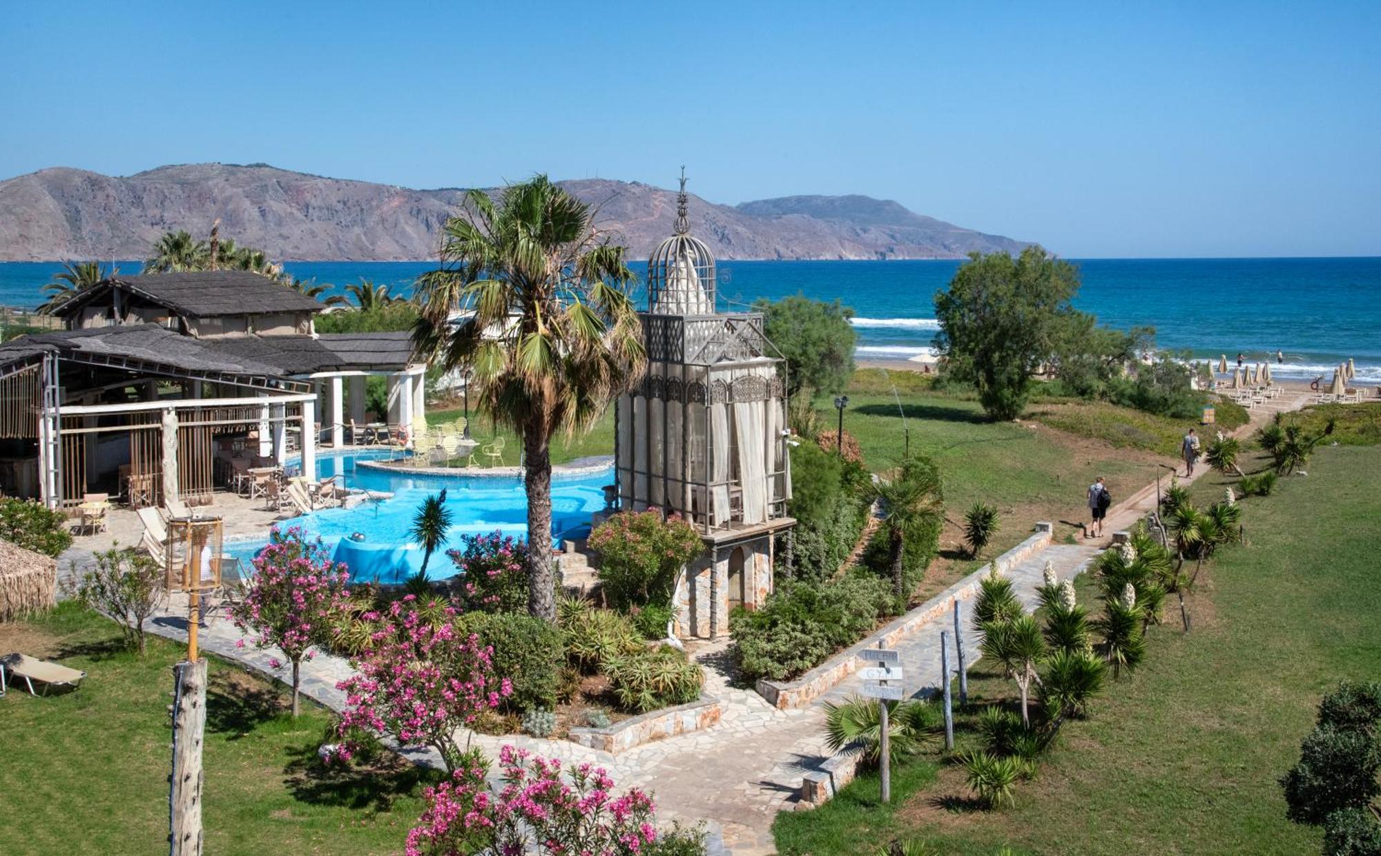 Orpheas Resort Hotel (Adults Only) Paralia Kourna ภายนอก รูปภาพ